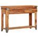 Table console 110x34x74 cm Bois d'acacia massif - Photo n°7