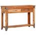 Table console 110x34x74 cm Bois d'acacia massif - Photo n°9