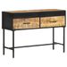 Table console 110x35x75 cm Bois de manguier brut - Photo n°9