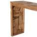 Table console 110x35x75 cm Bois de teck solide - Photo n°3