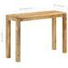 Table console 110x35x76 cm Bois de manguier brut - Photo n°7