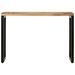 Table console 110x35x76 cm bois de manguier massif brut - Photo n°2