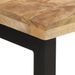 Table console 110x35x76 cm bois de manguier massif brut - Photo n°4