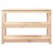 Table console 110x40x74 cm Bois massif de pin - Photo n°5