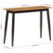 Table console 110x40x76 cm bois de manguier solide et fer - Photo n°8