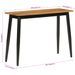 Table console 110x40x76 cm bois de manguier solide et fer - Photo n°8