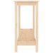 Table console 110x40x80 cm Bois massif de pin - Photo n°4