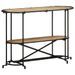 Table console 110x42x76 cm bois massif de manguier brut - Photo n°2