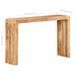 Table console 120x30x76 cm Bois d'acacia solide - Photo n°6