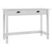 Table console 2 tiroirs Kalexia 110 cm - Bois de pin massif - Photo n°1