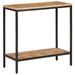 Table console 70x35x70 cm bois de manguier massif brut - Photo n°1