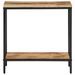 Table console 70x35x70 cm bois de manguier massif brut - Photo n°2