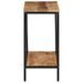 Table console 70x35x70 cm bois de manguier massif brut - Photo n°3