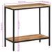 Table console 70x35x70 cm bois de manguier massif brut - Photo n°9