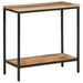 Table console 70x35x70 cm bois de manguier massif brut - Photo n°10