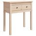 Table console 70x35x75 cm Bois massif de pin - Photo n°2