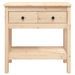 Table console 75x35x75 cm Bois massif de pin - Photo n°6