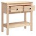 Table console 75x35x75 cm Bois massif de pin - Photo n°7