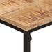 Table console 80x30x74 cm bois massif de manguier et fer - Photo n°4