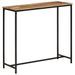 Table console 80x30x74 cm bois massif de manguier et fer - Photo n°10