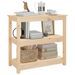 Table console 80x40x74 cm Bois massif de pin - Photo n°4