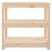 Table console 80x40x74 cm Bois massif de pin - Photo n°5