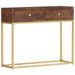 Table console 90 x 30 x 75 cm Bois de manguier massif 2 - Photo n°1