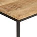 Table console 90x30x75 cm bois de manguier massif brut et fer - Photo n°4