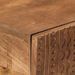 Table console 90x30x76 cm bois massif de manguier et fer - Photo n°6