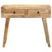 Table console 90x32x75 cm bois massif de manguier brut - Photo n°2