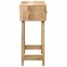 Table console 90x32x75 cm bois massif de manguier brut - Photo n°3