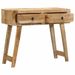 Table console 90x32x75 cm bois massif de manguier brut - Photo n°5