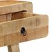 Table console 90x32x75 cm bois massif de manguier brut - Photo n°7