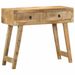 Table console 90x32x75 cm bois massif de manguier brut - Photo n°12