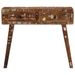 Table console 90x32x75 cm bois massif de récupération - Photo n°2