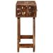 Table console 90x32x75 cm bois massif de récupération - Photo n°3