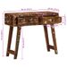 Table console 90x32x75 cm bois massif de récupération - Photo n°11