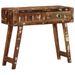 Table console 90x32x75 cm bois massif de récupération - Photo n°12