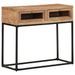 Table console 90x35x76 cm Bois d'acacia massif 3 - Photo n°1