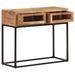 Table console 90x35x76 cm Bois d'acacia massif 3 - Photo n°5