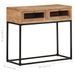 Table console 90x35x76 cm Bois d'acacia massif 3 - Photo n°7