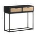 Table console 90x35x76 cm Bois de manguier massif - Photo n°7