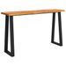 Table console à live edge 140x40x80 cm bois d'acacia solide - Photo n°2