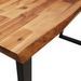 Table console à live edge 140x40x80 cm bois d'acacia solide - Photo n°7