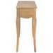 Table console avec 2 tiroirs 110x35x76 cm bois d'ingénierie - Photo n°3