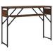 Table console avec étagère chêne marron 105x30x75 cm - Photo n°6