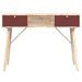 Table console avec tiroirs 105x30x75 cm bois d'ingénierie - Photo n°5