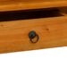 Table console avec tiroirs 90x30x75 cm bois d'acajou massif - Photo n°6