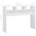 Table console Blanc 105x30x80 cm - Photo n°7