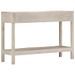 Table console blanc 110x35x75 cm bois de manguier solide - Photo n°4